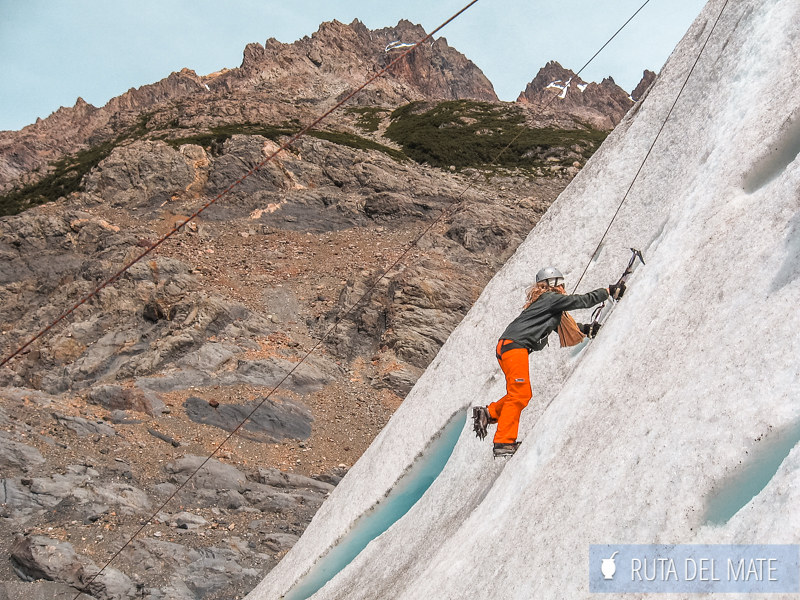 Guide to the Best Trekkings in El Chaltén 14 Climbing on the Torre Glacier
