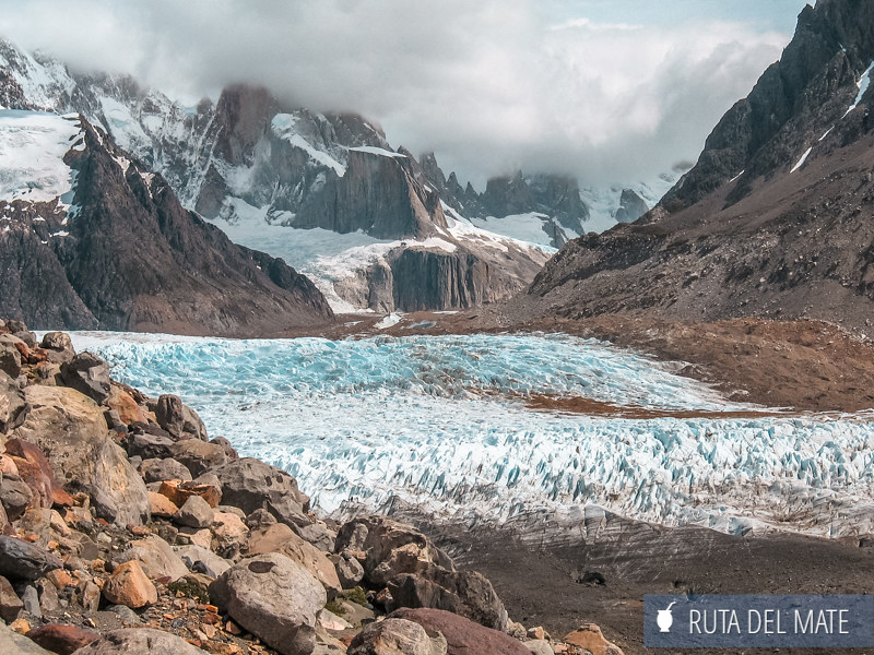 Guide to the Best Trekkings in El Chaltén 12 Torre Glacier - Not here anymore, that's why the weather in El Chaltén is unpredictable.