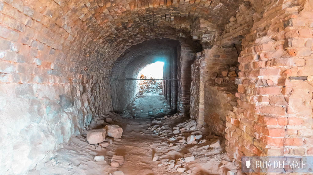 Interior de lo que fuera el Horno de fundición Santa Florentina